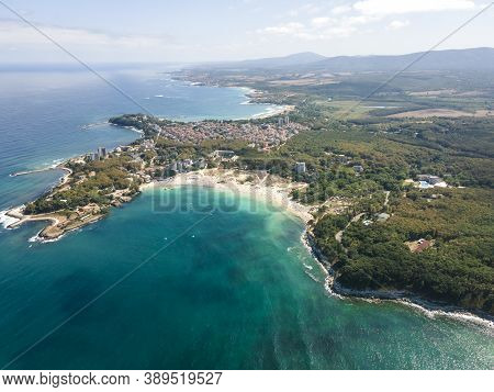 Amazing Aerial View Of Town Of Kiten, Burgas Region, Bulgaria