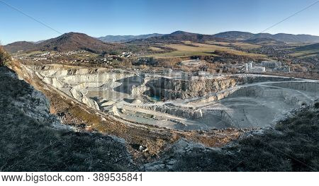 General View Of The Limestone Quarry Near Stramberk, Czech Republic