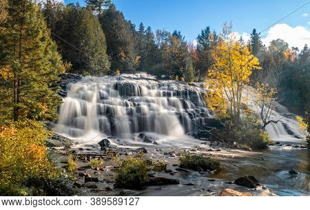 Scenic Bond falls near Paulding in Michigan upper Peninsula