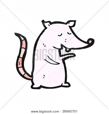 Cartoon lille lab rotte