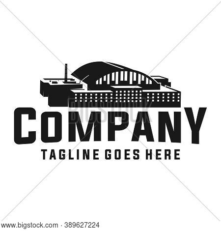 Factory Building Logo Your Company Or Brand