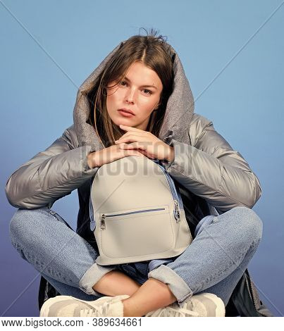 Little Backpack. Aesthetically Pleasing Style. Inspiring Wardrobe. Look Fashionable. Purposeful Laye