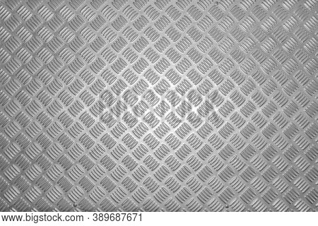 Steel Plate Pattern Manhole Cover Of White Clean Color ,white  Checker Plate Abstract Floor Metal St
