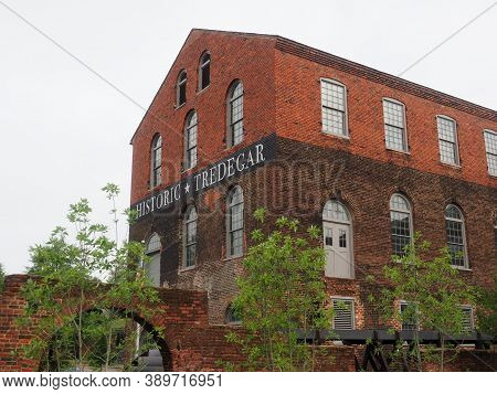 Richmond, Usa - June 7, 2019: The Site Of The Former Tredegar Ironworks Factory That Now Houses The 