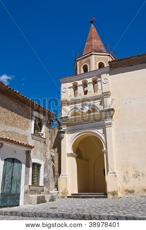 Matka kościół St. Maria Maggiore. Maratea. Basilicata. Włochy.