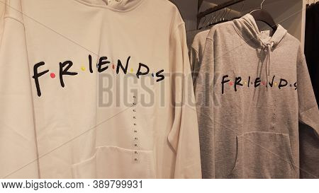 Bordeaux , Aquitaine / France - 10 10 2020 : Friends Tv Series Inspired Fashion Clothing Sitcom In S