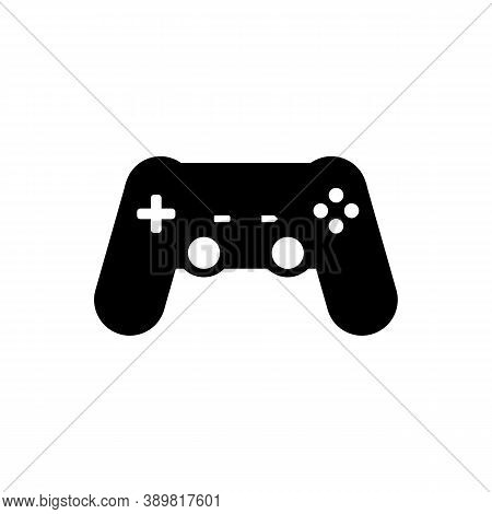 Game Icon In Black. Gamepad Symbol. Vector Eps10