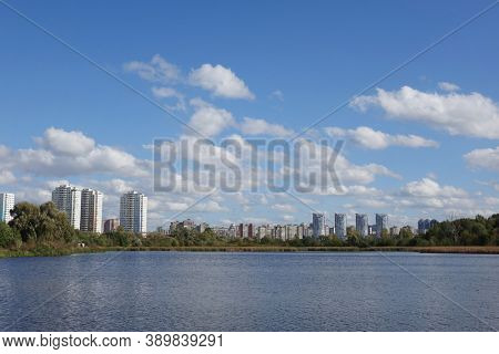 landscape of a utopian city                          