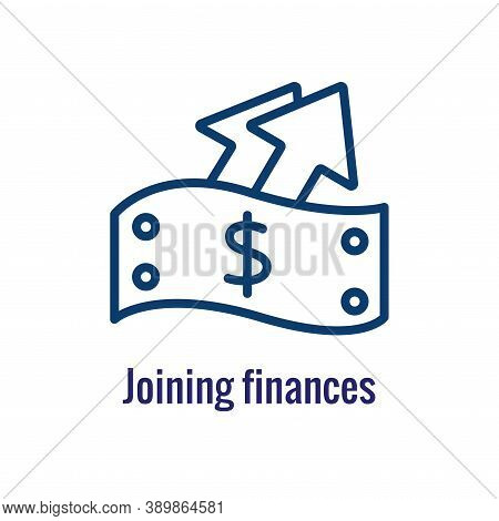 Companies Merging Together, One Buying Out The Other & Icon Set Banner
