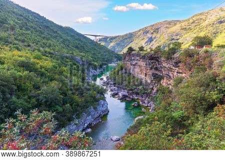 Beautiful Canyon Of The Moracha River In Montenegro