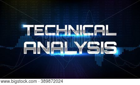 Abstract Background Of Technical Analysis Trading Stock Market Macd Indicator Technical Analysis Gra