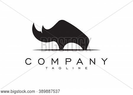 Rhino Logo Suitable For Sports, Business Industries.