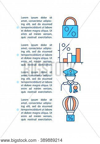 Types Of Mortgage Concept Icon With Text. Interest-only, Fixed, Standard, Adjustable Rate. Ppt Page 