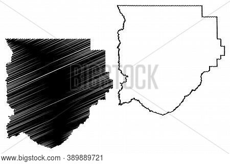 Acadia County, Louisiana (u.s. County, United States Of America, Usa, U.s., Us) Map Vector Illustrat