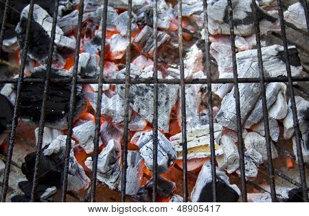 Open Fire Charcoal Barbecue