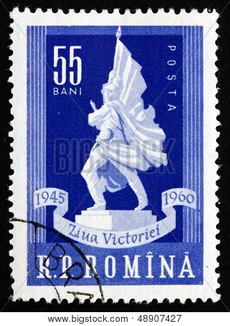 Postage Stamp Romania 1960 Soviet War Memorial