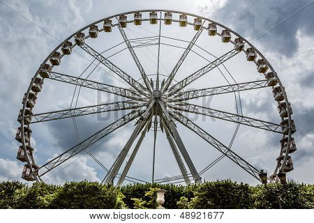 Ferris Wheel Near Place De La Concorde, Paris, France