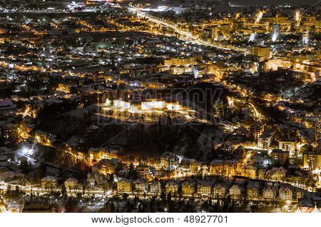 A night exposure over Brasov