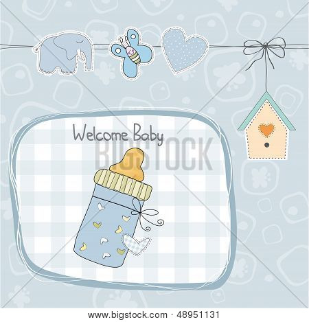 Baby Boy Shower Card
