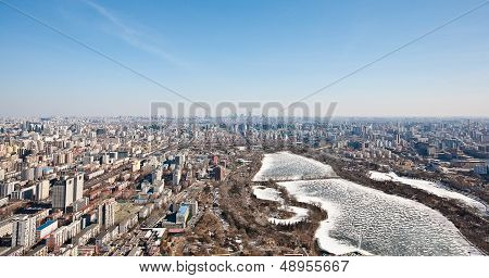 airview panorama of Beijing