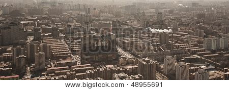 airview panorama of Beijing
