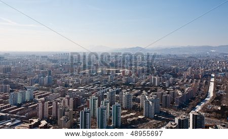 airview panorama of Beijing