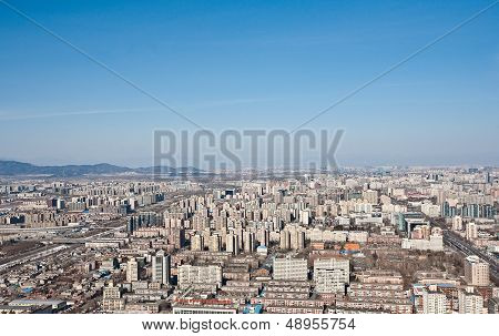 airview panorama of Beijing
