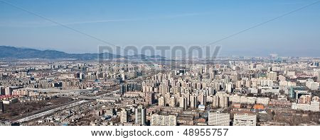 airview panorama of Beijing
