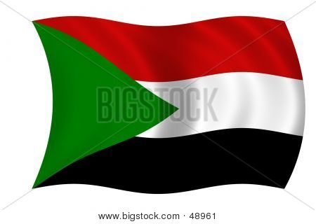 Flagge des Sudan