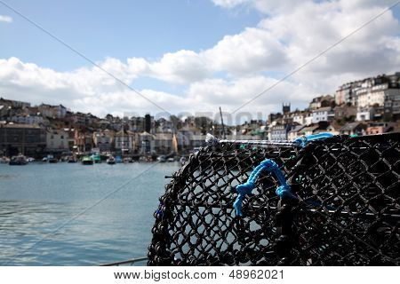 Pots On Brixham Quay