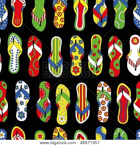 The beach footwear