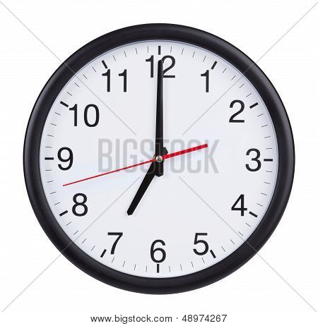Seven O'clock On The Dial Clock