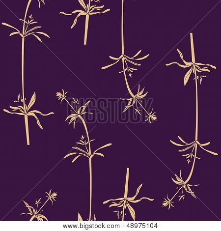 Herbal seamless pattern
