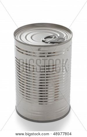 Single closed tin can