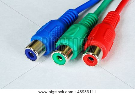 RGB Phono plugs.