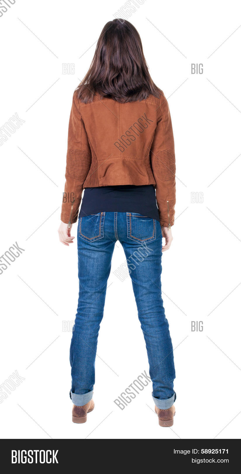 Back View Standing Image & Photo (Free Trial) | Bigstock
