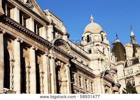 Architectural detail in London, England