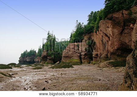Hopewell Rocks in Canada
