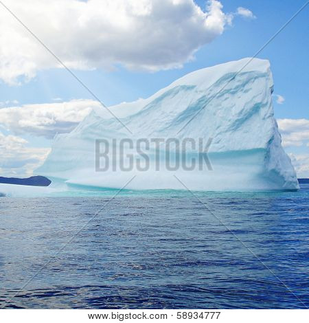 Iceberg in Atlantic Ocean off Newfoundland 