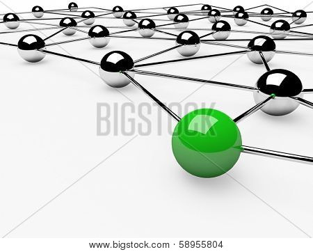 Metaphor of communication. Concept. 3d illustration