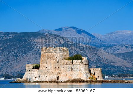 Castle Bourtzi In Nafplio