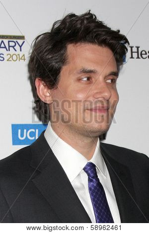 LOS ANGELES - JAN 22:  John Mayer at the UCLA Head and Neck Surgery Luminary Awards at Beverly Wilshire Hotel on January 22, 2014 in Beverly Hills, CA