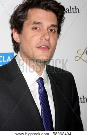 LOS ANGELES - JAN 22:  John Mayer at the UCLA Head and Neck Surgery Luminary Awards at Beverly Wilshire Hotel on January 22, 2014 in Beverly Hills, CA