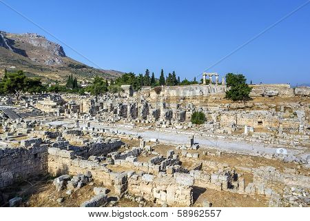 Ruins Of Ancient Corinth