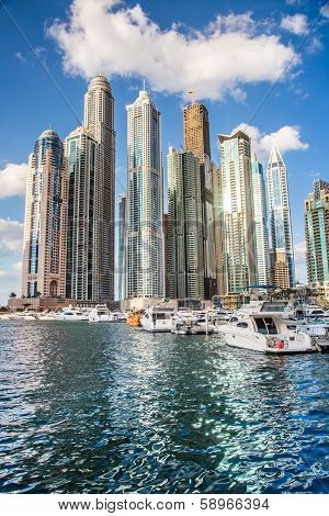 Dubai Marina Cityscape, Uae