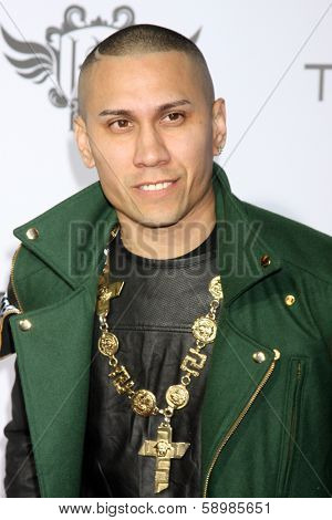 LOS ANGELES - JAN 23:  Taboo at the Annual Trans4m Benefit Concert at Avalon on January 23, 2014 in Los Angeles, CA