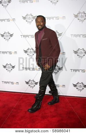 LOS ANGELES - JAN 23:  will.i.am at the Annual Trans4m Benefit Concert at Avalon on January 23, 2014 in Los Angeles, CA