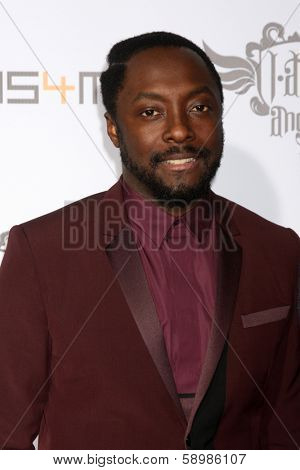 LOS ANGELES - JAN 23:  will.i.am at the Annual Trans4m Benefit Concert at Avalon on January 23, 2014 in Los Angeles, CA