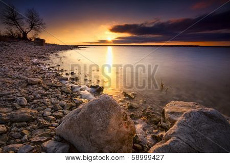 Benbrook Lake Sunset