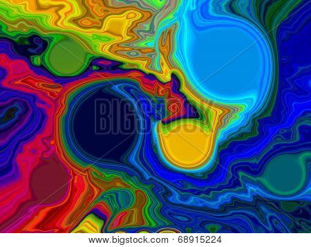 beautiful liquid mess